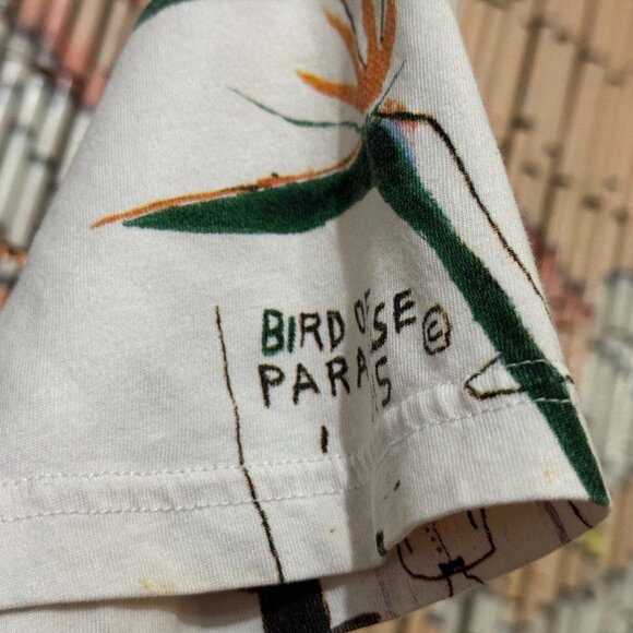 UNIQLO SPRZNY Jean-Michel Basquiat Bird of Paradise Cotton T-Shirt, Men's Small - Picture 6 of 13